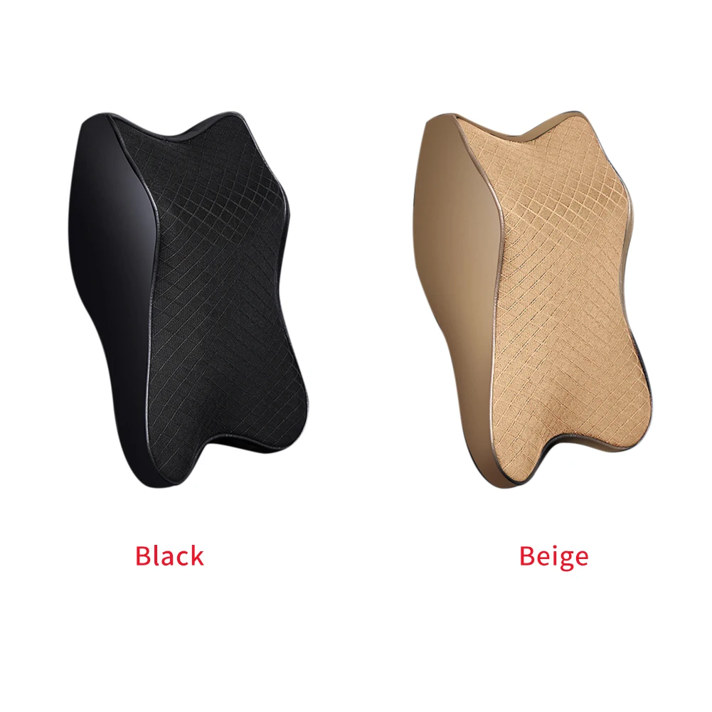 Vehicle Interior Car Seat Headrest Neck Pillow Relaxing Safety Travel Cushion Support Memory Foam Accessories Sleeping Auto | Автомобили и