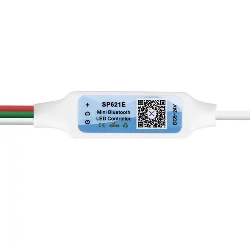 SP621E Мини Bluetooth RGB-контроллер для WS2811 WS2812 WS2813 Управление светодиодной лентой-24 В