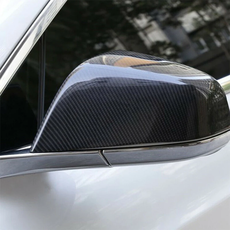 Стайлинг углеродное волокно задний вид для Tesla Model S 60 70 P85 P90D 4-дверный седан 14 15 16 17
