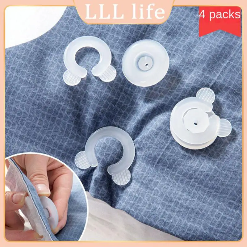 

Convenient Quilt Retainer 8 Pairs Bedsheet Fastener Multipurpose Durable Non-slip Stitching Of Quilts Quilt Holder Needle-free