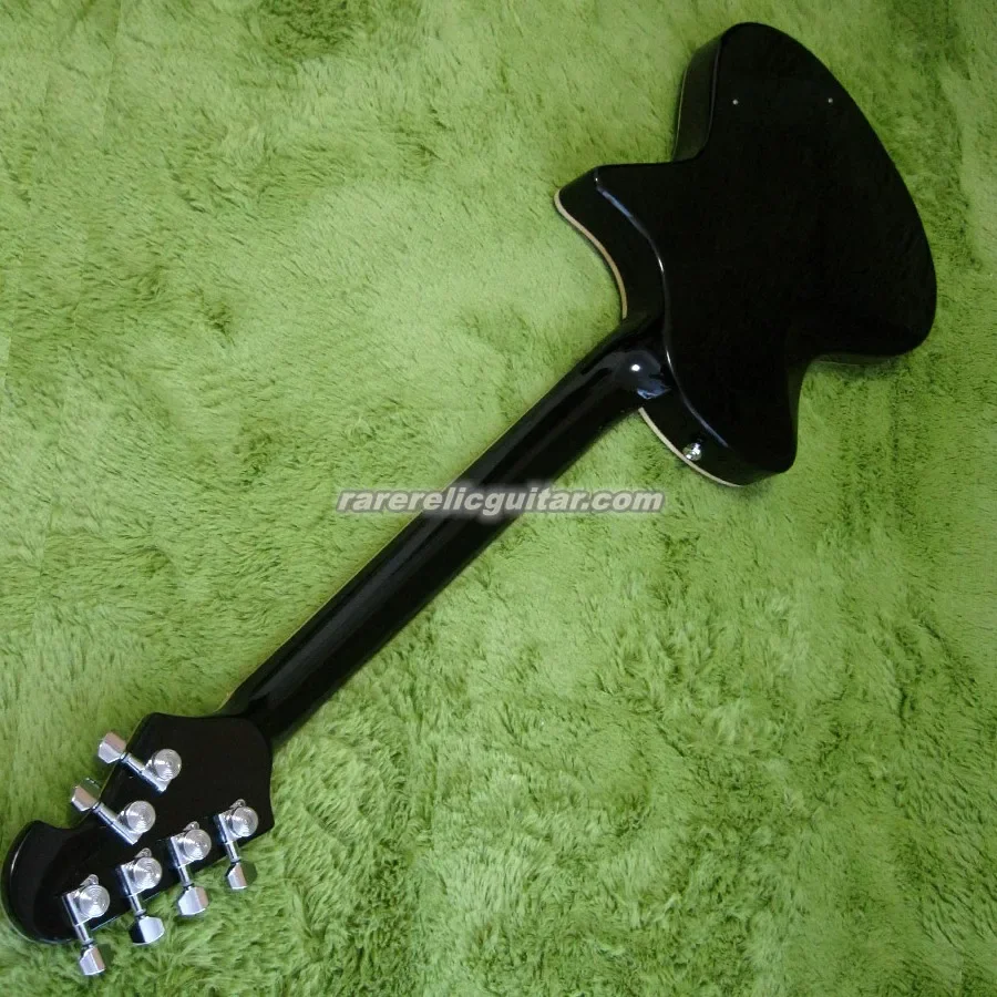 В наличии Armada разделенный черный V-образный стеганый кленовый верх электрогитара