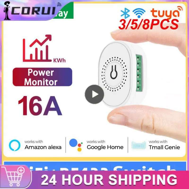 

3/5/8 шт., 16 А, 2-полосный переключатель для монитора питания