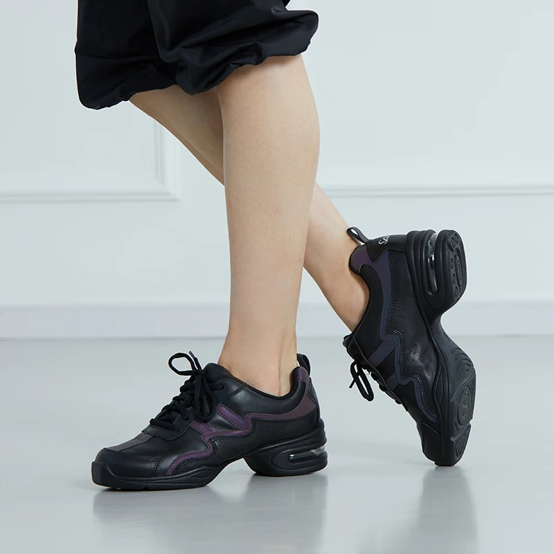 Женские кожаные кроссовки для танцев Sansha