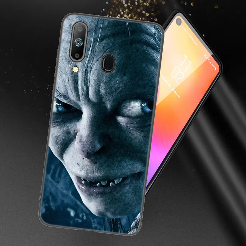 Футляр для телефона Fantasy Rings для Samsung Galaxy A01, A03, Core A02, A10, A20, S, A11, A30, A40, A41, A5 2017, A6, A8 Plus, A7 2018, чёрный чехол.