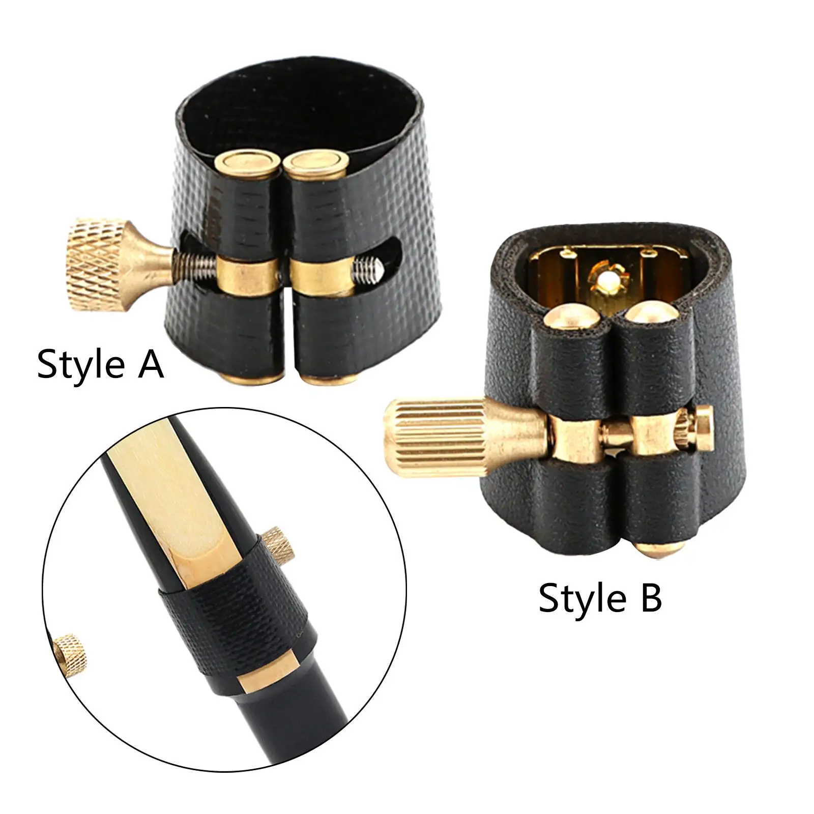 

Alto Sax Artificial Leather Ligature Fastener for Sax, Clarinet ,Saxophone