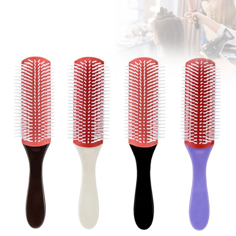 

Hair Scalp Massage Comb Hairbrush Bristle&Nylon Women Wet Curly Detangle Hair Brush for Salon Hairdressing Styling Tools
