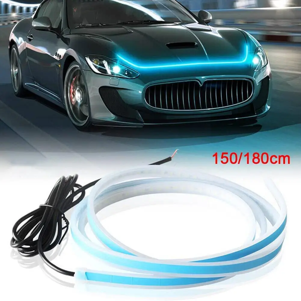 

Automobile Daytime Running Light Led Decorative Light Strip Light Streamer Light Machine Guide Atmosphere Light Cover X3Z8