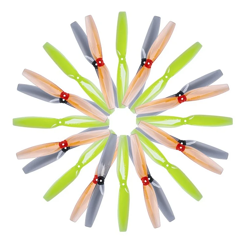 

12Pair 24PCS Gemfan 65mm 1mm / 1.5mm Hole 2-blade Propeller PC CW CCW for RC Drone FPV Racing Indoor Racer