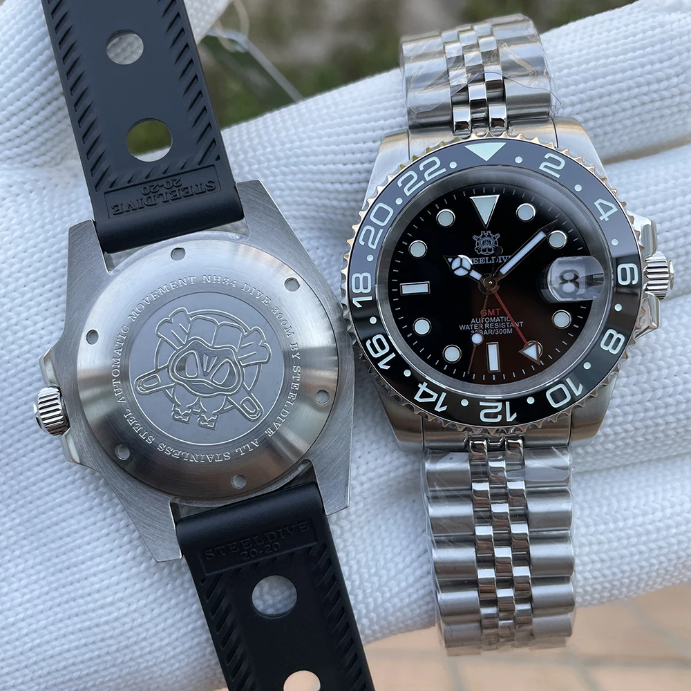 Рисунок 5 - Часы STEELDIVE SD1993 GMT с керамической рамкой