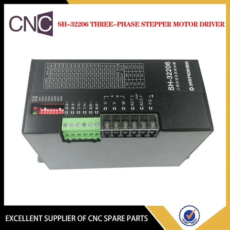 SH-32206 Драйвер шагового двигателя 220 В Трехфазный гибридный ток 6 А для