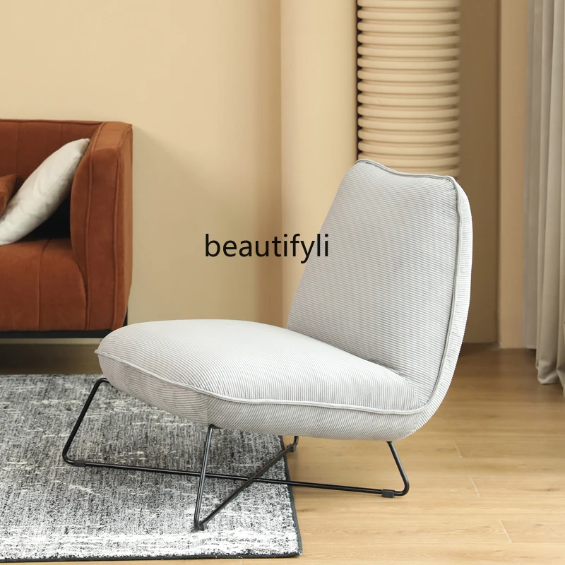 

zqSimple Modern Single Sofa Bedroom Balcony Designer Leisure Wingback Chair
