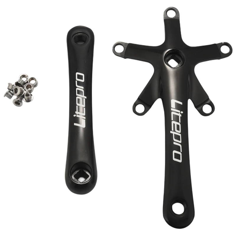 

Складной велосипедный штатив Litepro 170 мм для 130 мм BCD Нижний Кронштейн звездообразные болты квадратные отверстия велосипедные аксессуары