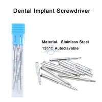 12pcsset durable 2 35mm dental implant screw driver tool kit for low speed handpiece dentistry repair tools dentist item tool