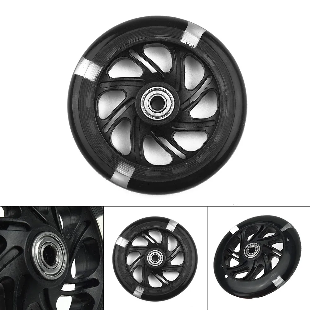 

LED Flash Wheel Flashing Lights Back Rear ABED 12*2cm Skating Bearing Inline Speed Skates Wheels Free Shipping