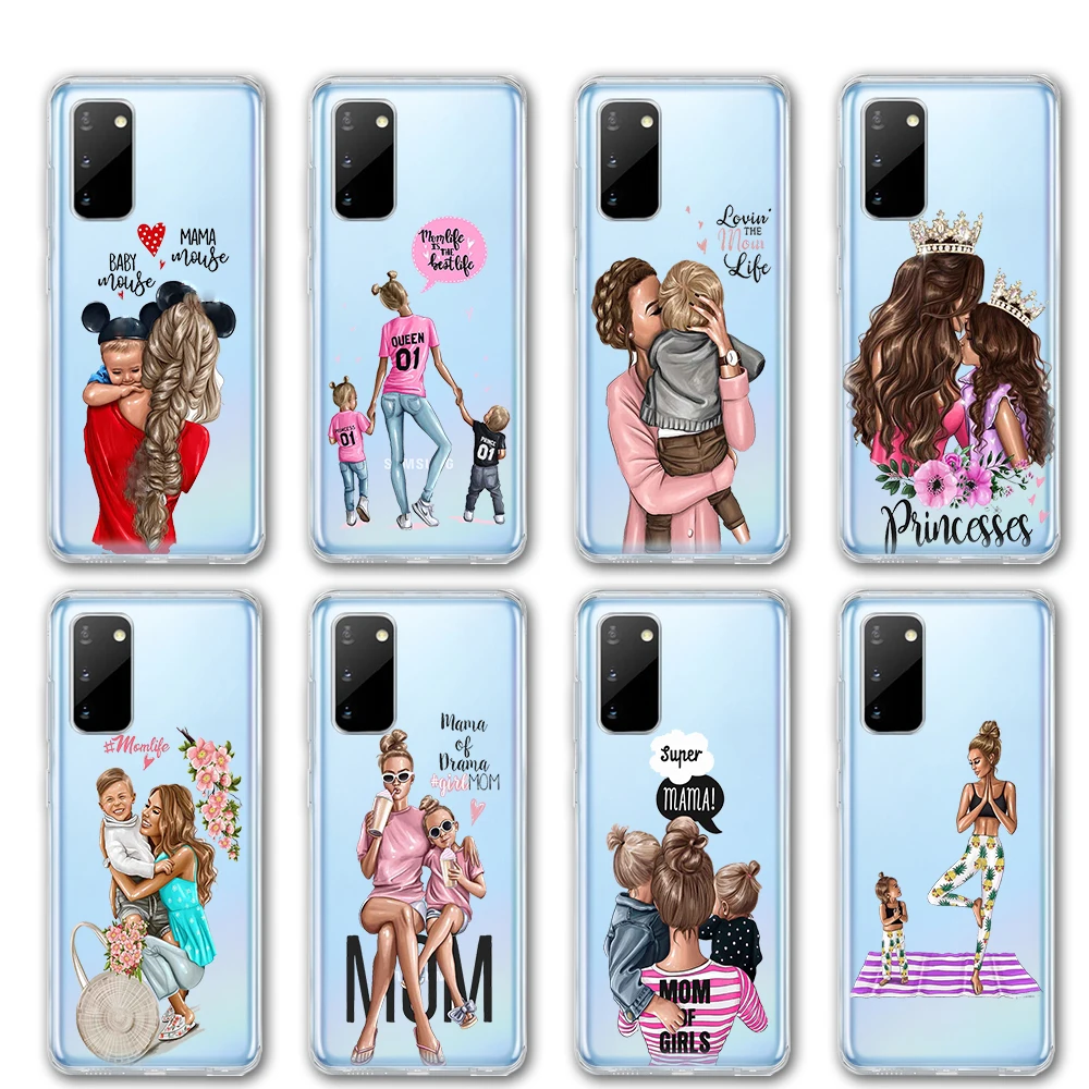 Чехол Super Mom Baby для Samsung Galaxy A53 A52 A52S A33 A32 A22 A13 5G A12 A03 Core A50 A51 A70 A71 A72 A11 A42 мягкий чехол из