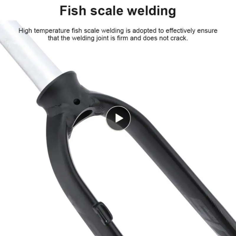 

Fish Scale Welding Shock Absorber Aluminum Alloy Bike Brake High Strength Mountain Bike Hard Fork Light Weight Bicycle Parts