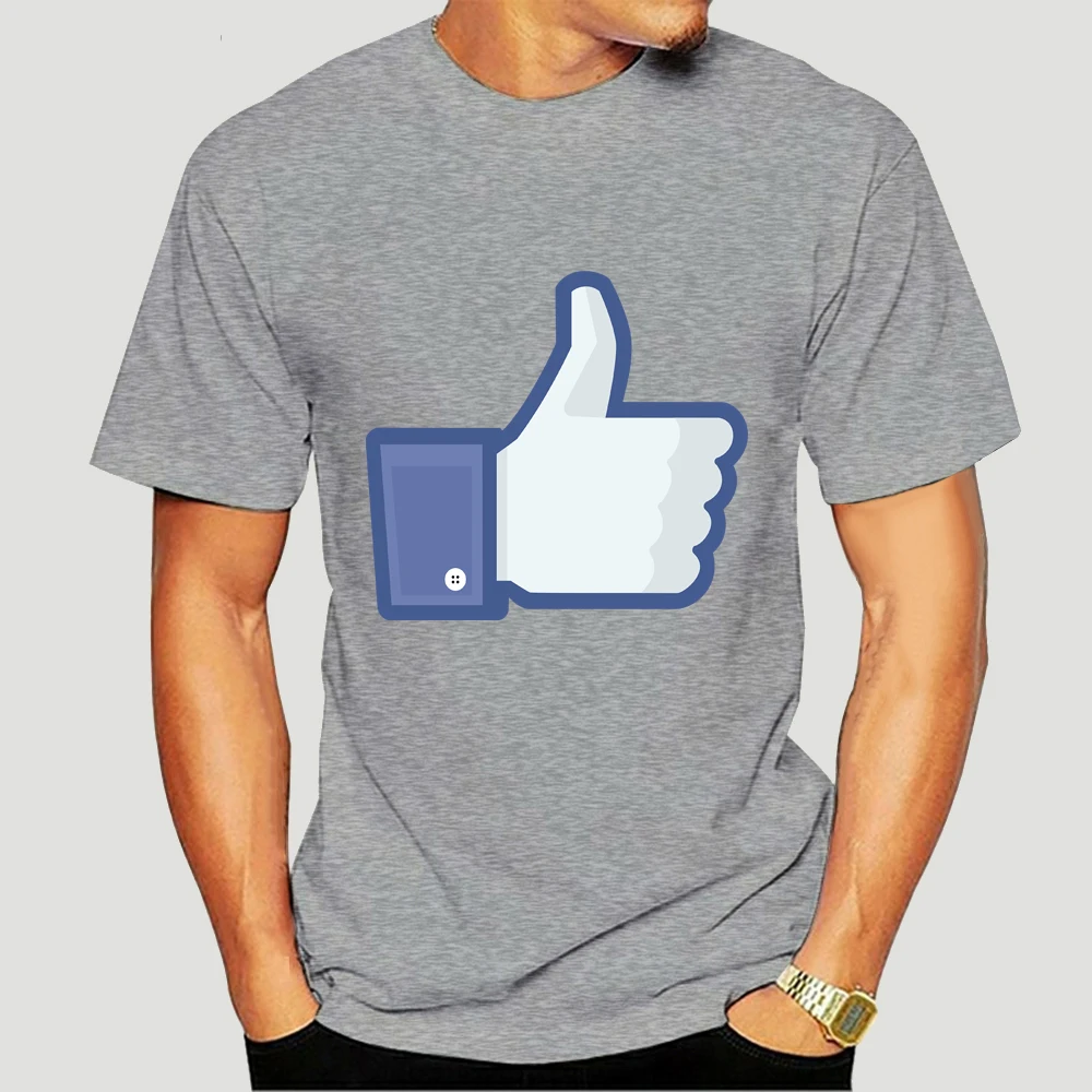 

Camiseta de манга corta para hombre y mujer, camisa с LOGO, похожий на Facebook, 2875X