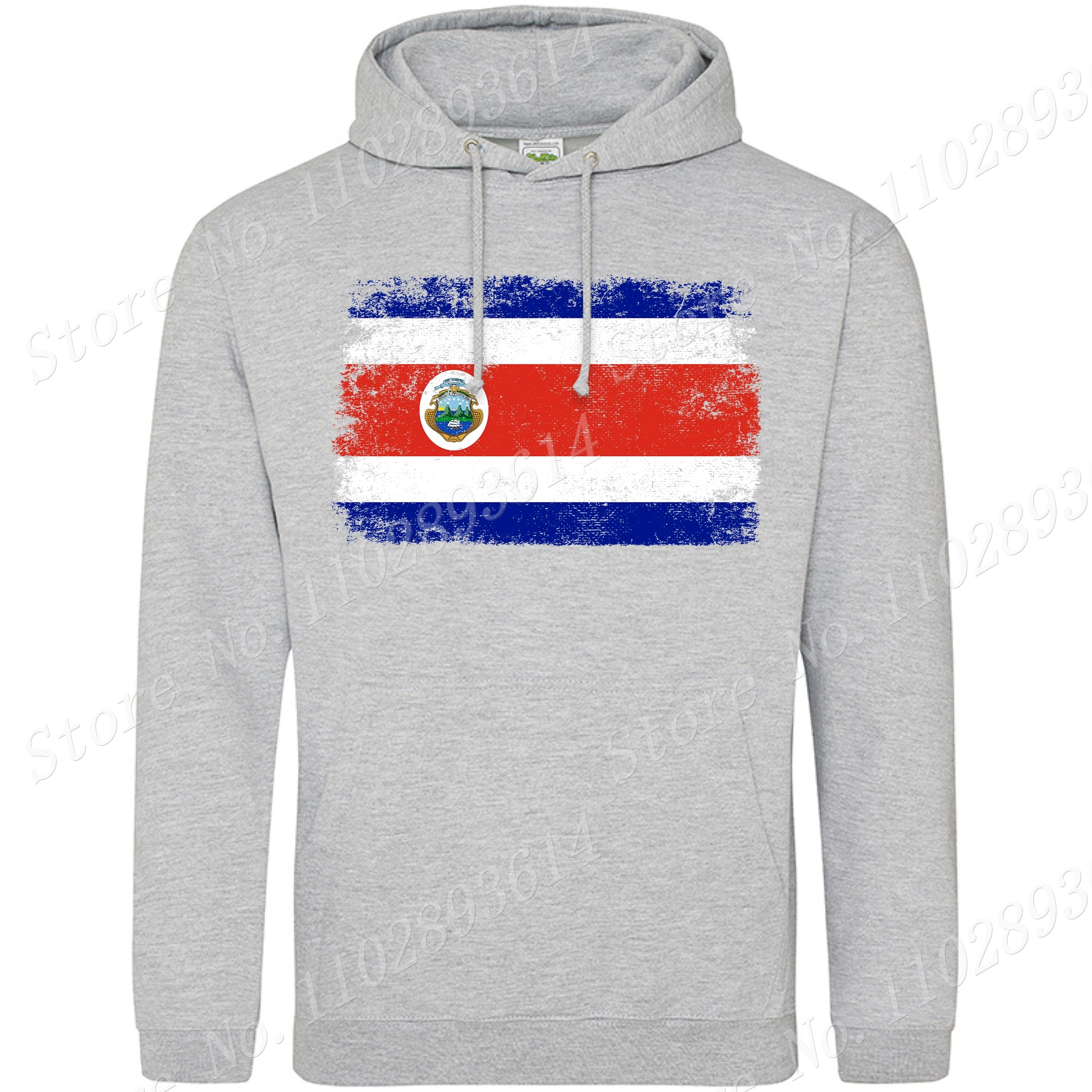

Зимняя кофта с флагом Коста-Рики 2023, мужская повседневная толстовка, Осенние серые толстовки, велосипедная одежда, худи, уличная одежда, спортивная одежда