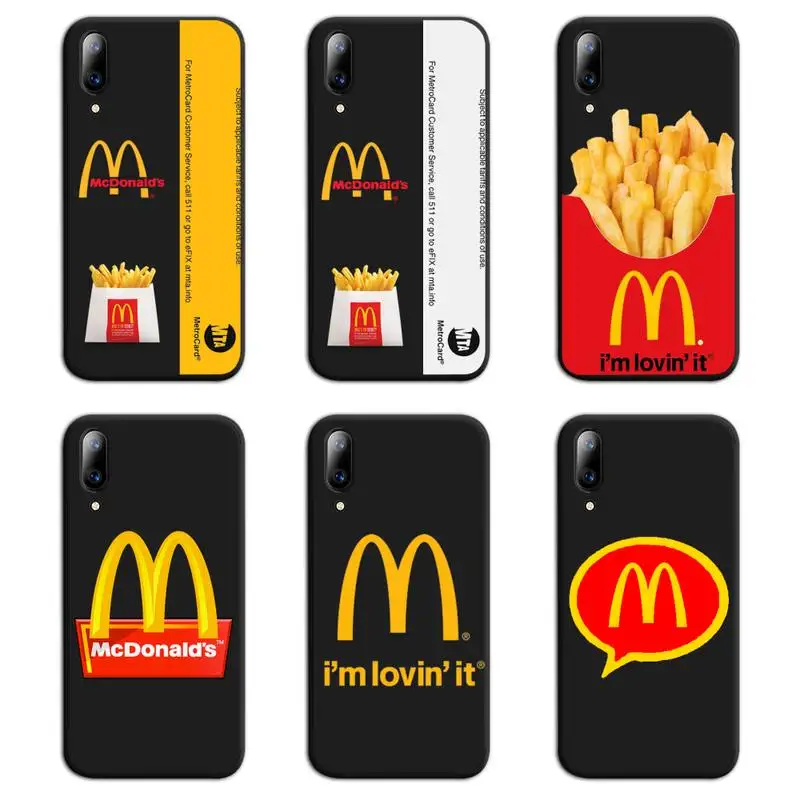 

Cool McDonald Card Phone Case For Vivo Y91c Y17 Y51 Y67 Y55 Y7s Y81 Y19 Y97 Y93 V17 vivos5