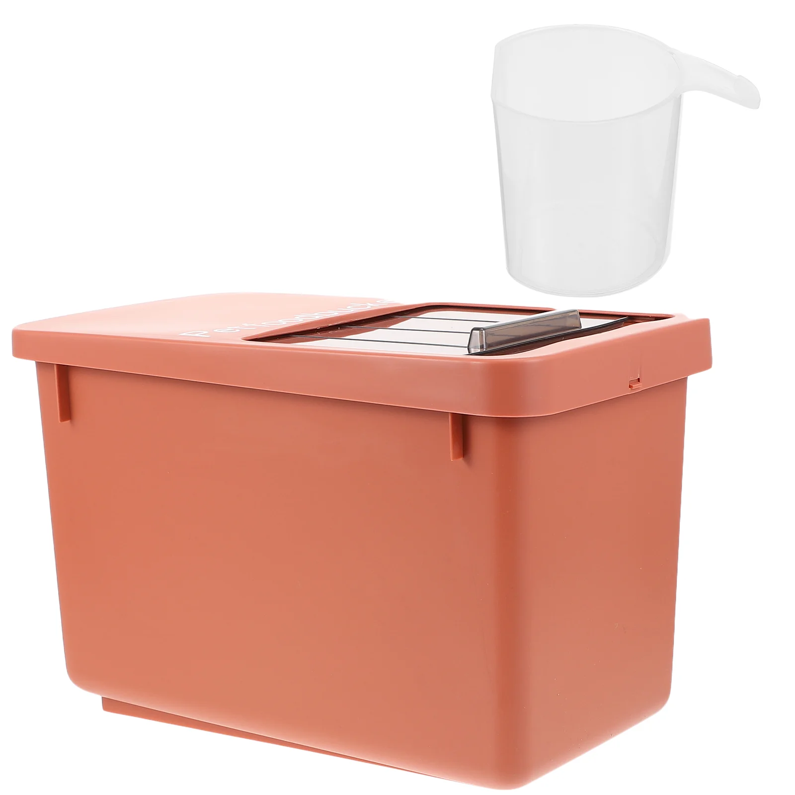 

Container Storage Dog Pet Grain Bin Rice Dispenser Airtightfeeder Holder Jar Puppy Cat Boxbucketcontaining Animal Flour