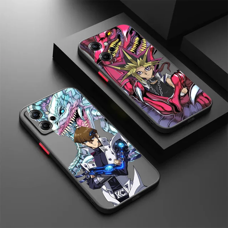 D-Дуэль монстров аниме Искусство матовый полупрозрачный для Redmi Note 13 12 12S 12T 11 11T 11E 10