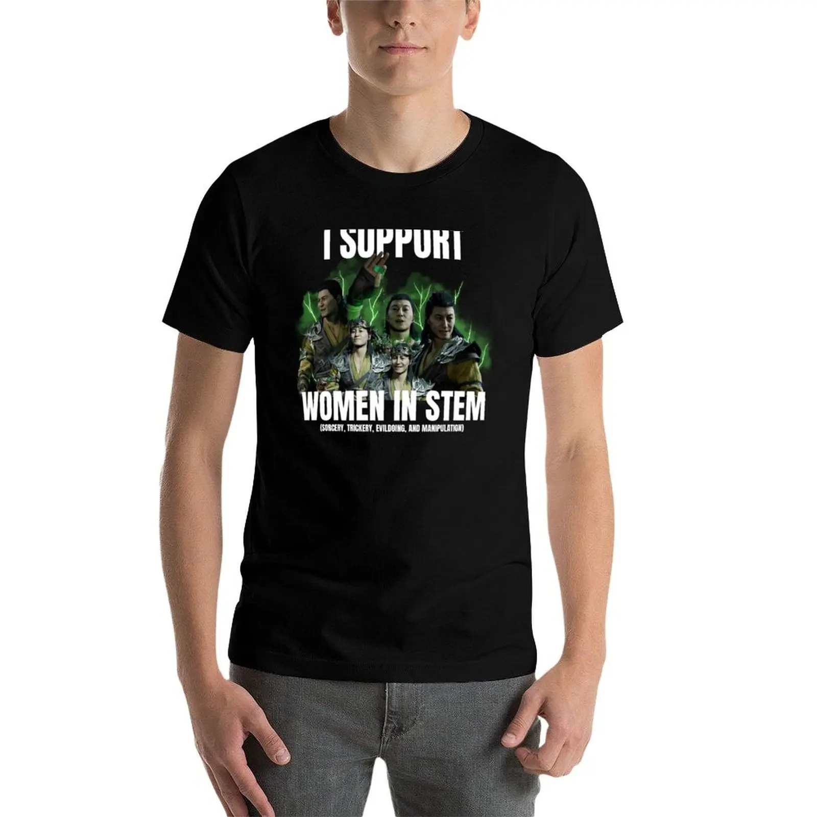 Женская футболка Shang Tsung в STEM Mortal Kombat мужская одежда для мальчиков с животным