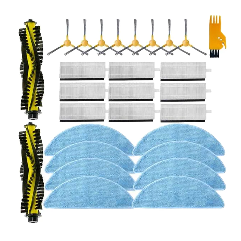 

Main Brush Side Brushes Hepa Filter Mop Cloth for Neatsvor X500/600 Robotic Vacuum Cleaner Accessories Replacement