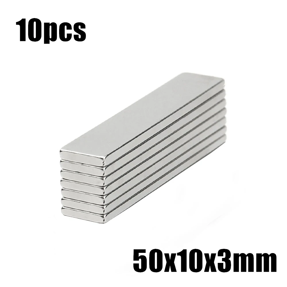 

Неодимовый магнит f50x10x3 мм, 5 шт., мощный блок из редкоземельных элементов, NdFeB, магниты N35, F50 * 10*3 мм, бесплатная доставка