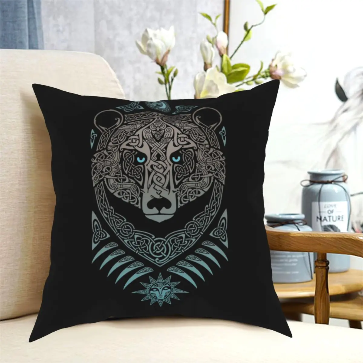 

Viking Forest Lord Throw Pillow Case Vikings Short Plus Cushion Covers For Home Sofa Chair Decorative Pillows