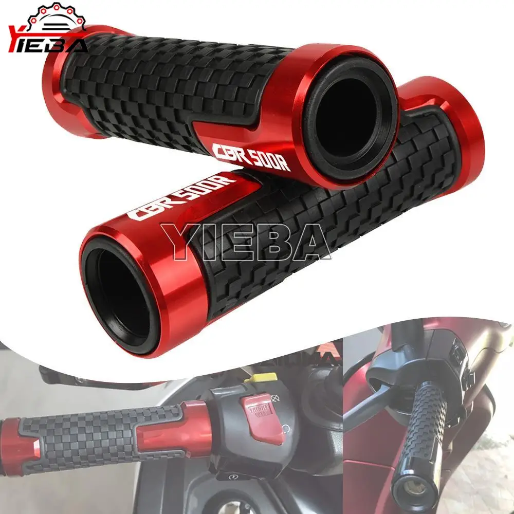 

For HONDA CBR500R CBR500 R CBR 500R 2013-2016 2017 2018 2019 2020 2021 Motorcycle 7/8" 22mm Handle Bar Hand Grips Handlebar Grip