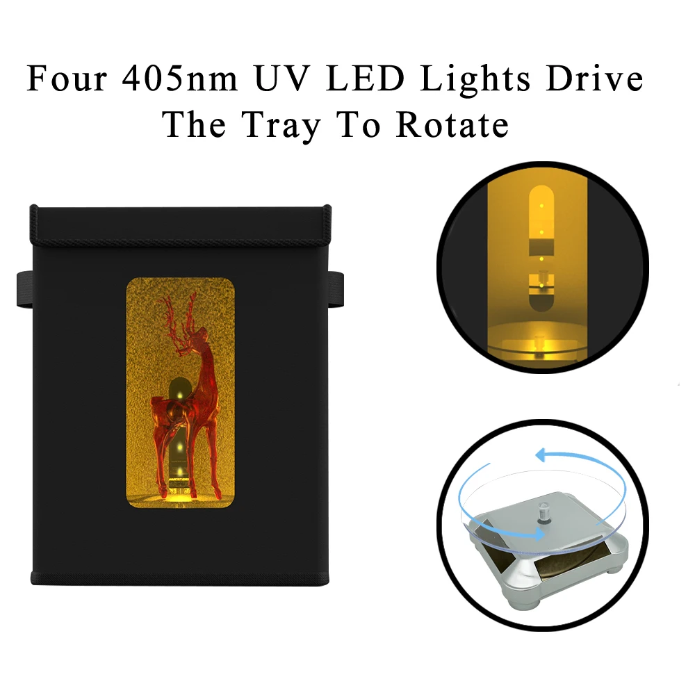 RAMPS складная коробка для отверждения уф смолы Сделай Сам аппарат 405 нм LCD DLP SLA