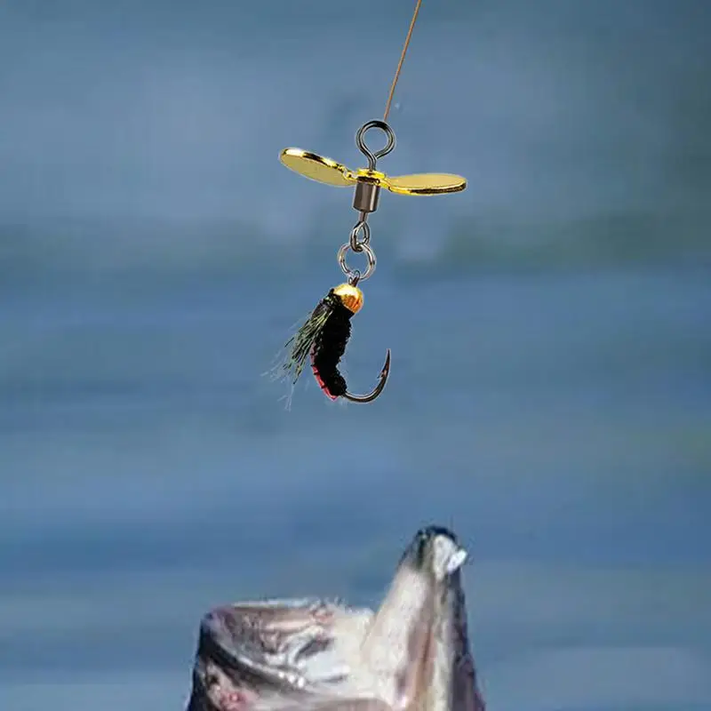 Нахлыстовая рыболовная приманка приманки для ловли окуня 6 шт. плавающие