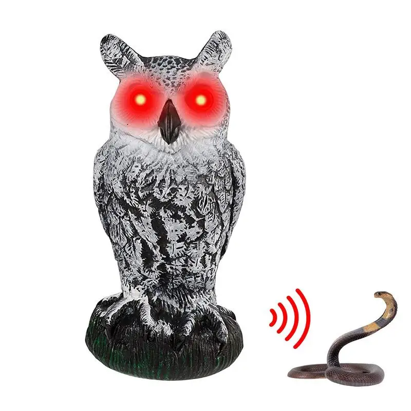 

Owl Scarecrow Owl Decoy To Scare Birds Away Fake Owl Scarecrows Plastics Owl Statue For Keep Plants Trees And Flowers Safe From