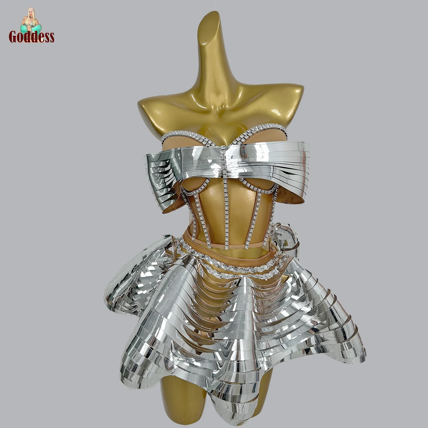 Женское сексуальное мини-платье без бретелек комплект из 2 предметов для дня