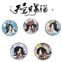 anime tian guan ci fu hua cheng xie lian cosplay badge heaven officials blessing backpack brooch pin jewelry accessories gift
