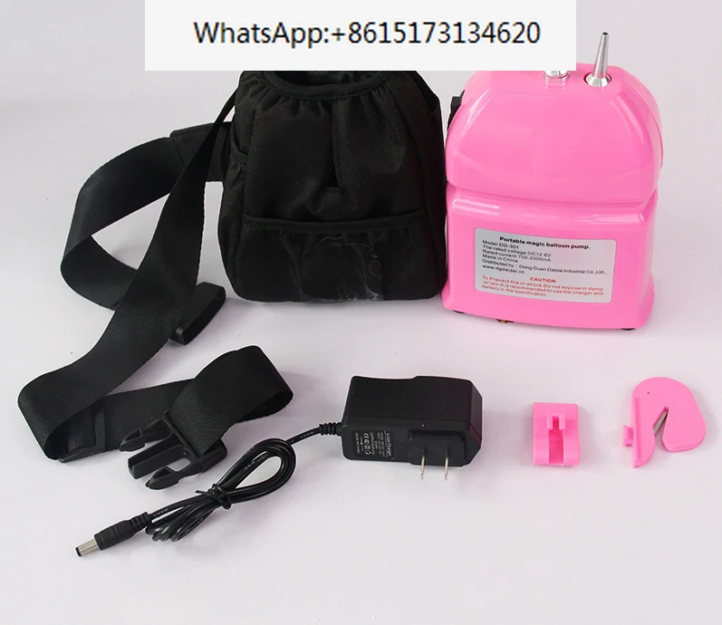 

Rechargeable Balloon Pump, air inflator pump for modeling and twister magic balloons, round latex balloon inflator