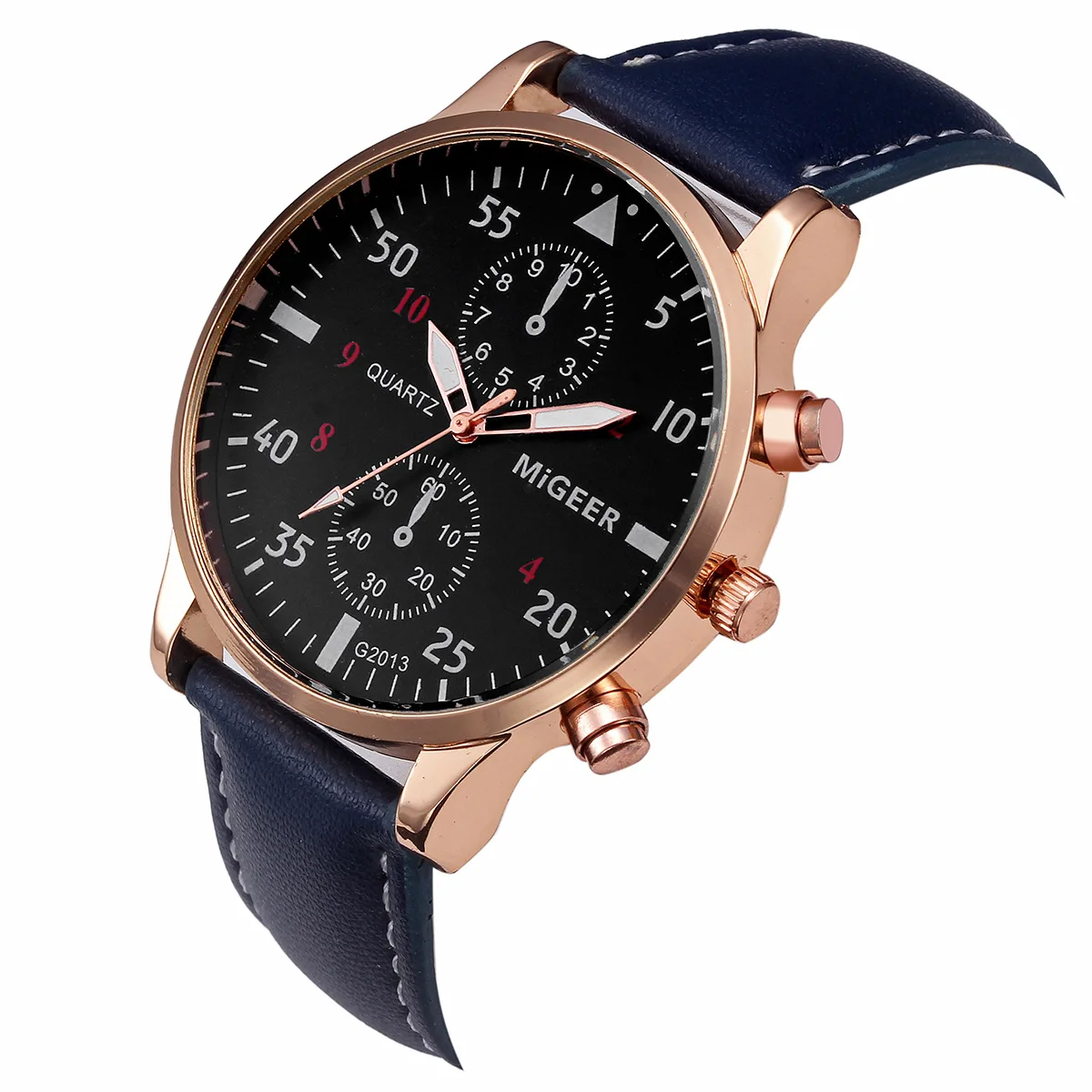

2021 New Luxury Watch Relogio Korean Men's Watch Belt Quartz Watch MiGEER Fashion Casual Watch Business Watch Men Fashion