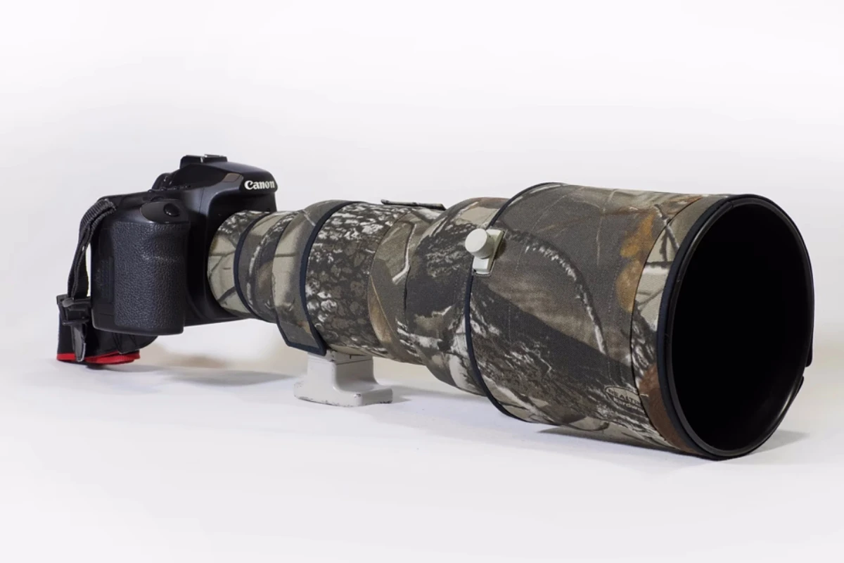 Камуфляжный чехол для объектива камеры ROLANPRO с защитой от дождя для Canon EF 300 мм f2,8 L IS USM (art.: 3a3620ad100) - 3a3620ad100