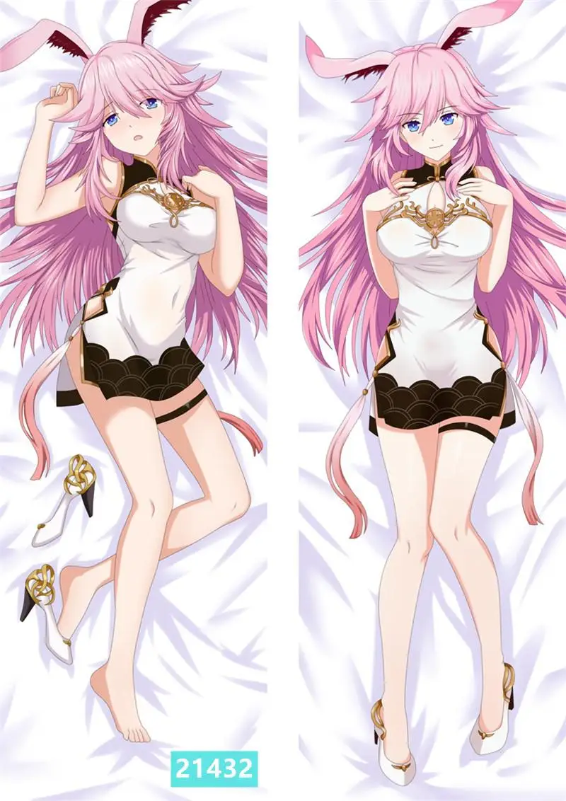 

60x180cm Anime game Genshin Impact Dakimakura sexy Yae Sakura cosplay hug otaku pillowcase DIY custom pillowcas