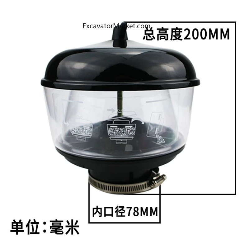 Для Hitachi ZAX60 70-5G для Kubota 163 165 155 Air Pre Filter Водонепроницаемая Крышка Аксессуары