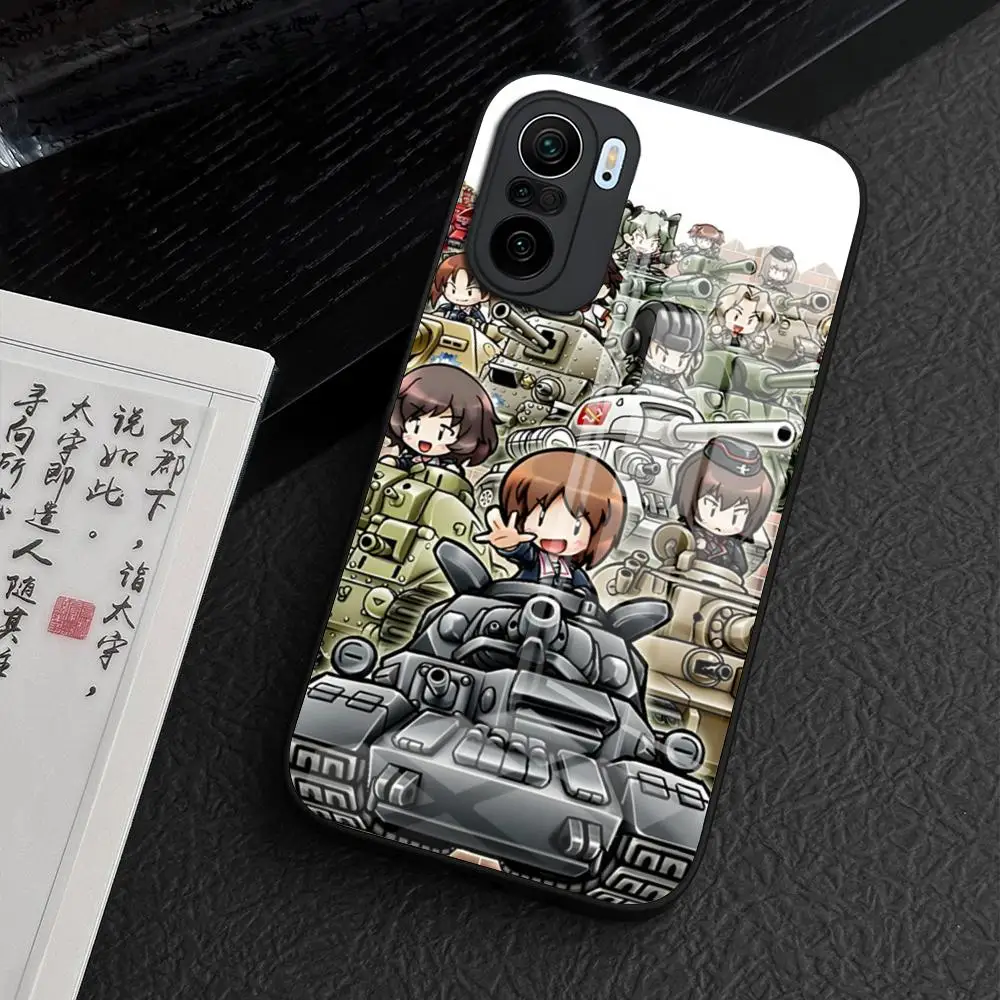 Girls Und Panzer Phone Case For Xiaomi 14 Lite 12 Pro 11t 13 POCO M6 M5 X6 X5 X3 NFC F5 F6 Glass Cover