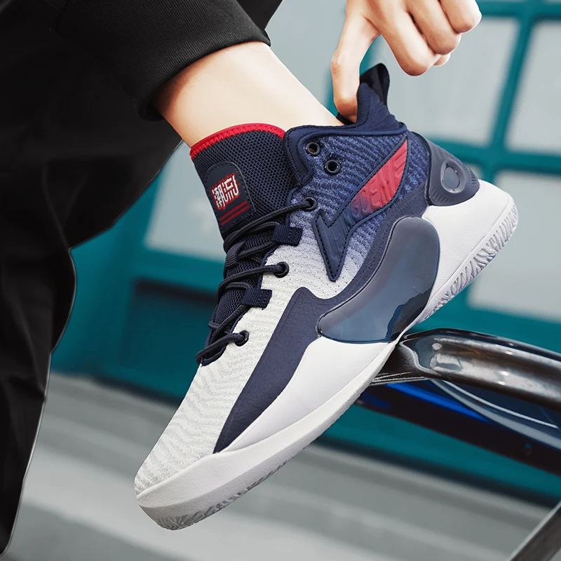 Мужские Нескользящие Баскетбольные Кроссовки Дышащие Li-Ning С Поддержкой Свода