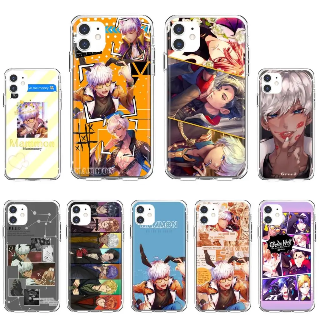 

For iPod Touch iPhone 10 11 12 Pro 4S 5S SE 5C 6 6S 7 8 X XR XS Plus Max 2020 Silicone Shell Case Mammon Obey Me