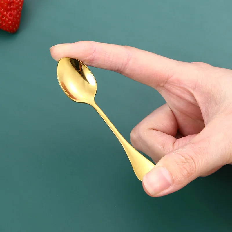304 Stainless Steel Flavoring Spoon Coffee Dessert Spoon Ice