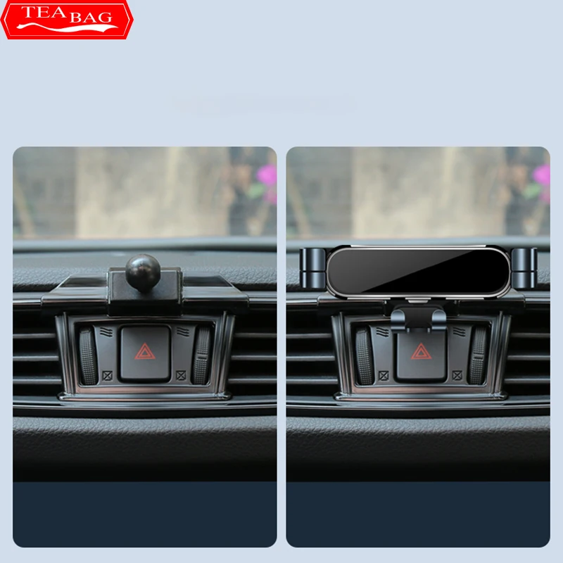 Фото Держатель для автомобиля для Nissan X-Trail T32 Qashqai J11 2014-2022, с креплением на решетку вентиляции, GPS, гравитационная подставка, специальный кронштейн для навигации №2