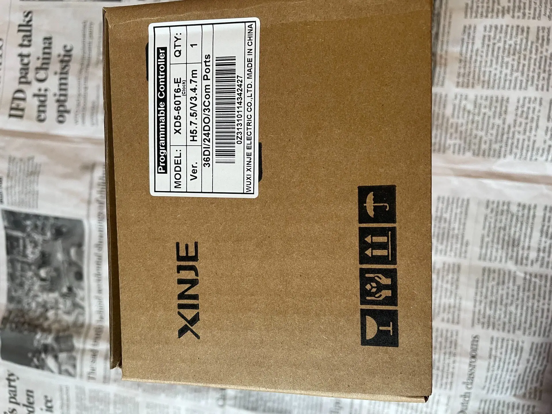 Фото Оригинальный ПЛК Xinjie XD5-60T6-E, приобретенный в 2025 году. Гарантированно подлинные товары в наличии. №2