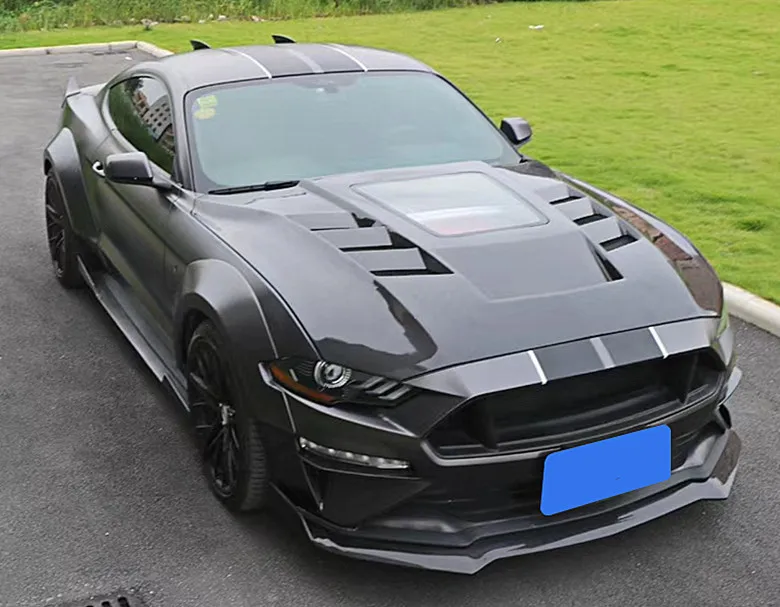 Для капота из углеродного волокна Ford Mustang