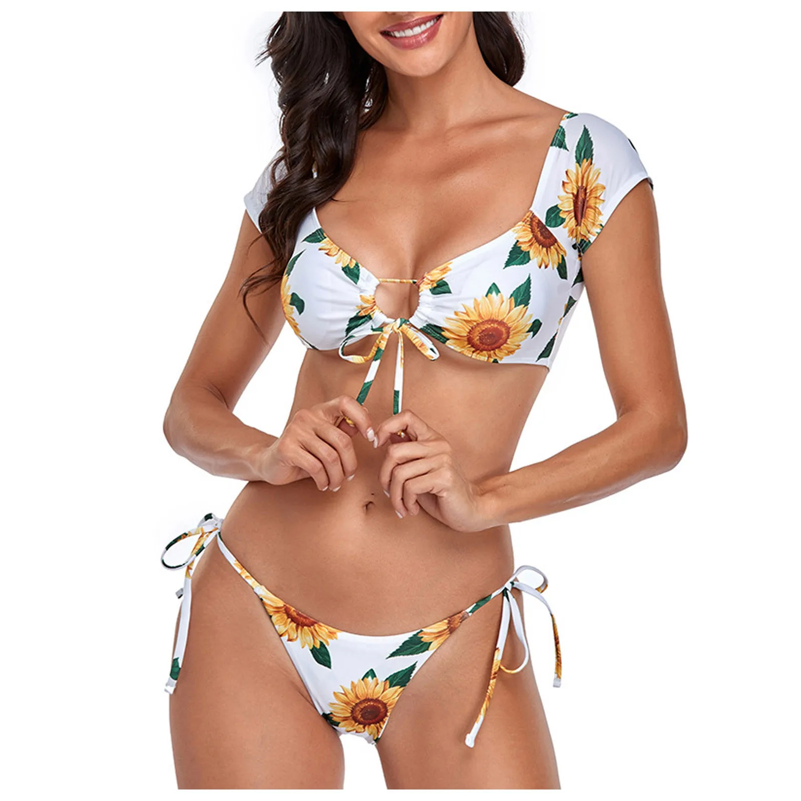 

Set Beachwear Push-Up Brazilian Women Bikini Swimsuit Swimwear Bandeau Bandage Swimwears Tankinis Set Swimwears Mini bikini