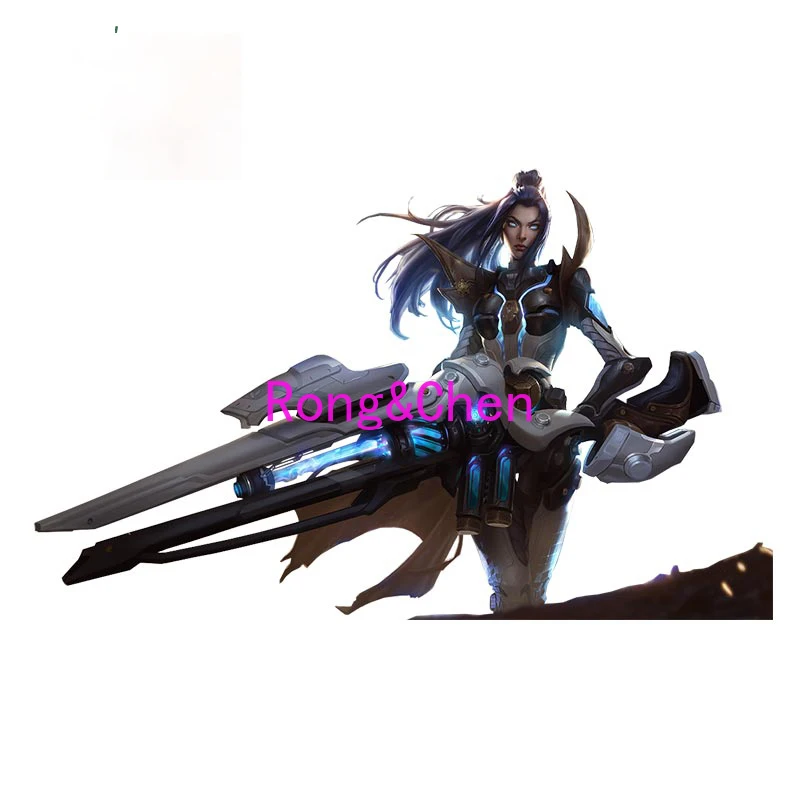 

Rongchen Trading Car Sticker Caitlyn Pulsefire League of Legends Occlusion Scratch Creative Decals Car Styling Waterproof PVC