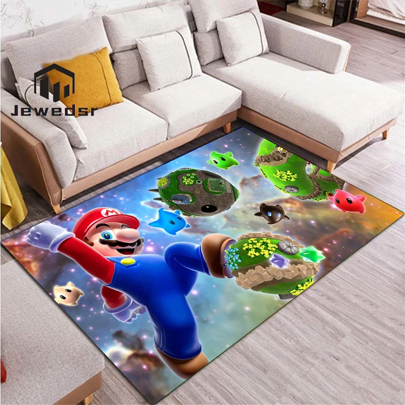 Игровой ковер в стиле Марио Домашний напольный входная дверь для кухни коврики